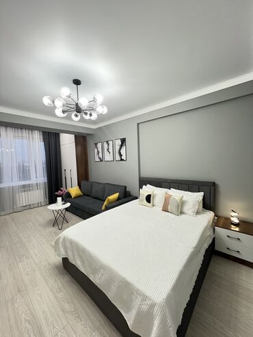 квартира с подселением для семейных: 1 комната, 43 м², Элитка, 10 этаж, Дизайнерский ремонт