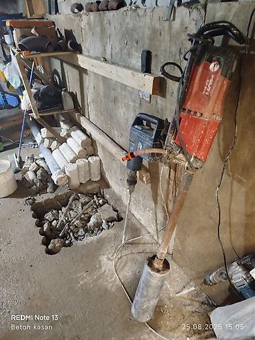plastik gapi: Beton kəsmə beton deşmə xidməti Karot - HILTI DD 200 / 350 ilə 25 ° — 9