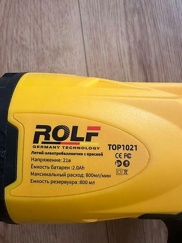 Инструменты: Аккумуляторный краскопульт Rolf TOP1021 для покраски различных — 2