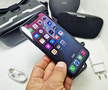 Apple iPhone: IPhone Xr, Б/у, 256 ГБ, Jet Black, Зарядное устройство, 100 % — 6