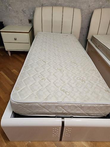 Mebel: İşlənmiş, Təknəfərlik çarpayı, Bazalı, Matras ilə, Türkiyə — 3