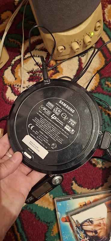 mp3 pleyer: Samsung CD Yepp MCD-CM600B portativ CD/mp3 pleyer + Mercury MS-440 — 3