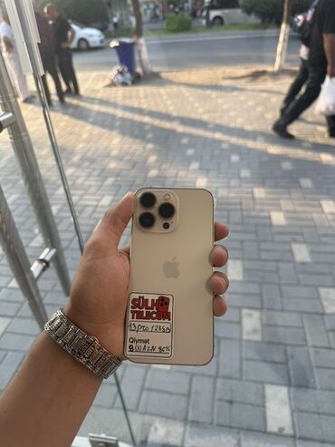iphone 16 pro qiymet: IPhone 13 Pro, 128 GB, Qızılı