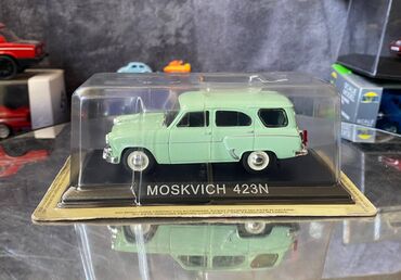 квартиры дуплекс: Kolleksiya ücün avtomobil modeli Moskvic 423N 1958 altaya