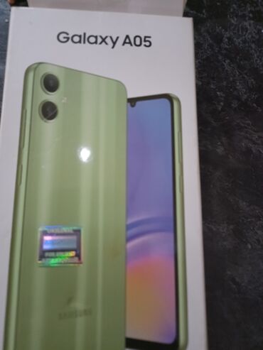 təzə telfonlar: Samsung Galaxy A05s, 64 GB, rəng - Yaşıl, İki sim kartlı