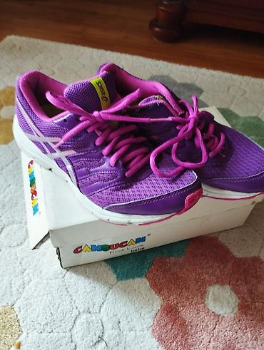 qacış ayaqqabı: ASICS qadın/yeni yetmə idman ayaqqabısı - Rəng: bənövşəyi (çəhrayı — 1