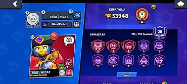 Другие антистресс-игрушки: Brawl Stars hesabı - Kubok sayı: 53 948 - Prestij: 28 - Savaşçılar — 1