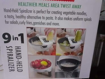 Ostala kuhinjska oprema: 9u1 mutifunkcionalni secko i oceđivač Operite, iscedite i brzo — 9