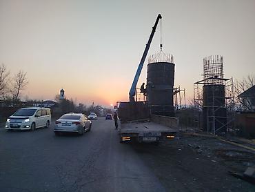 70 200: Услуги автокрана-манипулятора (Fuso), г. Ош - Подъем и монтаж грузов — 9