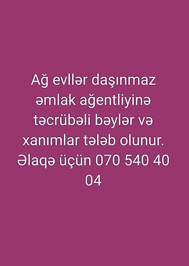 satici axtarilir: Satış məsləhətçisi tələb olunur — 1