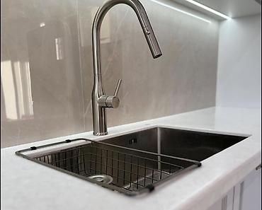 silver kitchen: Кухонный гарнитур, Новый, цвет - Серый — 4