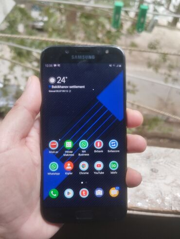 Mətbəx texnikası: Samsung Galaxy J7 2018, 16 GB, rəng - Qara, Barmaq izi