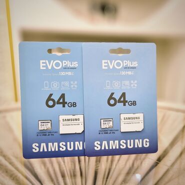 yadaş kart: Yaddaş kartı Samsung Evo Plus 64 GB Klass10 U-1 HD Çəkilişləri