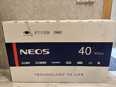 beko televizorlar: Beko soyuducu RCNK321K00S + NEOS 40” TV (qutu) - Soyuducu: Beko — 5
