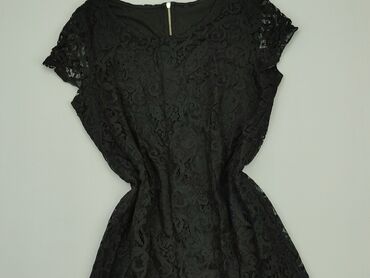 czarna mini sukienki: Dress, M (EU 38), condition - Good