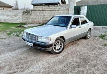 masin ucun qosqu: Mercedes-Benz 190E (W201) sedan - Kuzov: gümüş rəng, 4 qapı, klassik