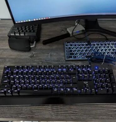 клавиатура с подсветкой купить: Продаю механическую клавиатуру sven kb-g9700. Состояние отличное