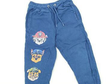 spodnie szerokie materiałowe: Sweatpants, 3-4 years, 104, condition - Good