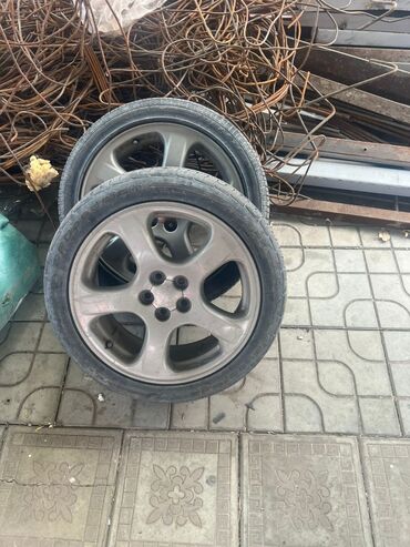 камера для шины: Дөңгөлөктөр монтажда 215 / 45 / R 17, Жай, Колдонулган, Жуп, Жеңил унаалар, Куйма, тешиктери - 5