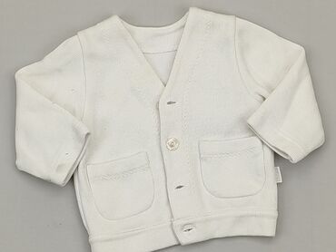 sweterek biały dla chłopca: Kardigan, 3-6 m, stan - Zadowalający
