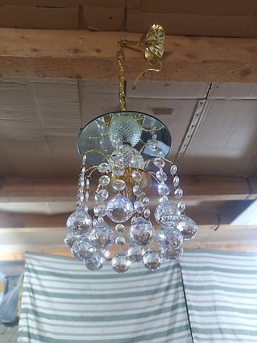 bitgi işığı: Çılçıraq, 1 lampa, Xrustal — 6