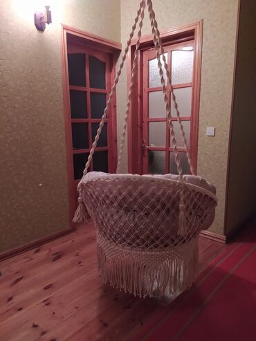 Kreslolar: Asma yelləncək kreslo - Forma: dairəvi səbət tipli - Rəng — 7