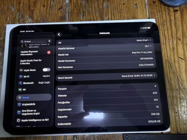 Apple iPad: Apple iPad Pro 11 (2025), 11", 256 GB, Pulsuz çatdırılma — 15