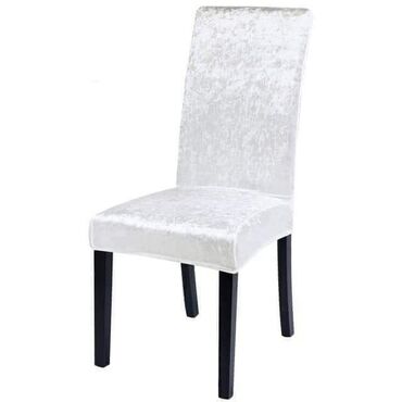 Posteljina: Rastegljive navlake za stolice plišane jednobojne CENA SETA 2400 din ( — 14