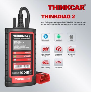 кабель для диагностики: Thinkdiag 2 - мультимарочный прибор для диагностики авто