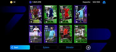 Kolleksiya kartları: EFootball hesabı – güclü komanda və zəngin kart kolleksiyası - — 17