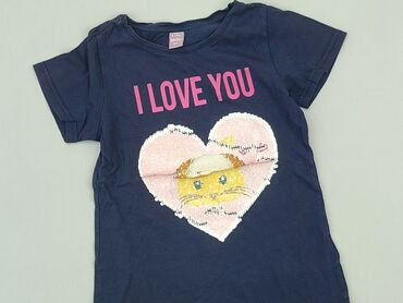 sukienki w kwiaty letnie dlugie: T-shirt, 7 years, 116-122 cm, condition - Very good