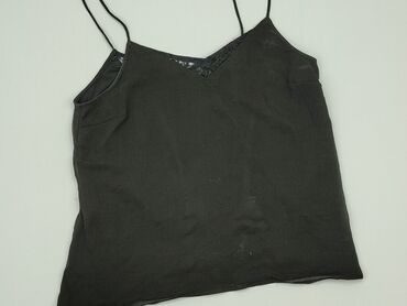 czarne koronkowe bluzki na ramiączkach: Bluzka Damska, Vero Moda, L, stan - Dobry