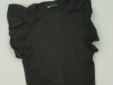 t shirty z falbanka przy rękawie: Zara, Women`s top, size M