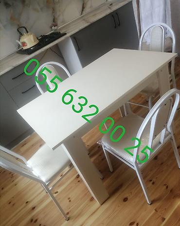 Restoran mebeli: Stol stul dəstənin sexden birbaşa satiş var.modellər coxdur Hər ölçüdə — 4