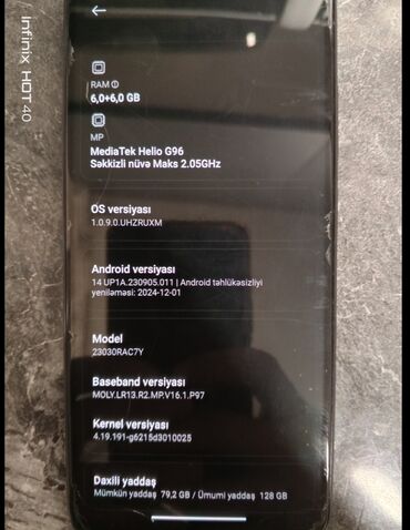 redmi ikinci el telefon fiyatları: Xiaomi 12S, 128 GB, rəng - Qara, 
 İki sim kartlı, Barmaq izi, Face ID