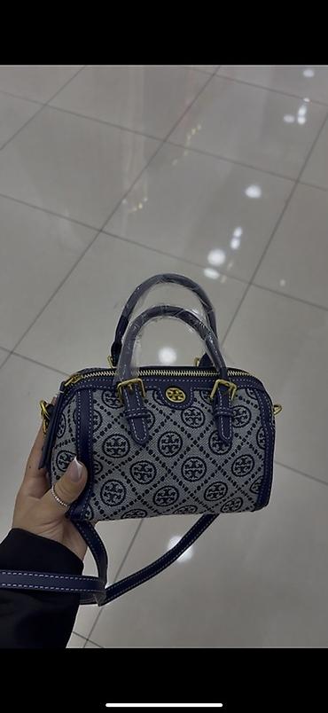 macbook canta: Mini çiyin/əl çantası – silindrik “bowling bag” forması - Rəng: tünd — 1