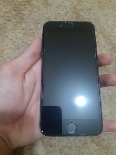 ayfon 50: IPhone 7, 128 GB, Black Titanium, Barmaq izi, Sənədlərlə