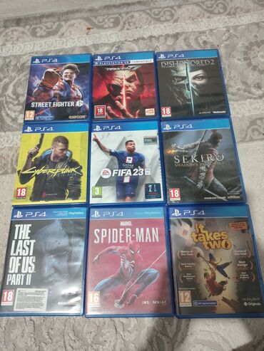 Игры для PlayStation: Продажа или обмен. Spiderman - 1300 cyberpunk - 2000 the last of us