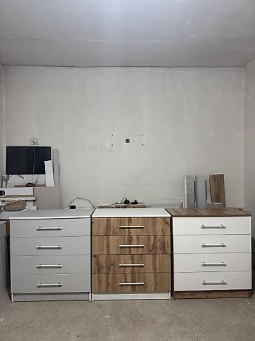 Комоды для одежды: Комод для одежды, Новый, Без зеркала, ЛДСП, цвет - Белый, Серый, Бежевый, Самовывоз, Платная доставка — 9