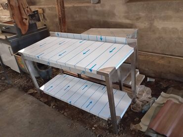 Nerjaveyka Paslanmaz Masa 1.40 x 60 Ölçüsünde Tezedir