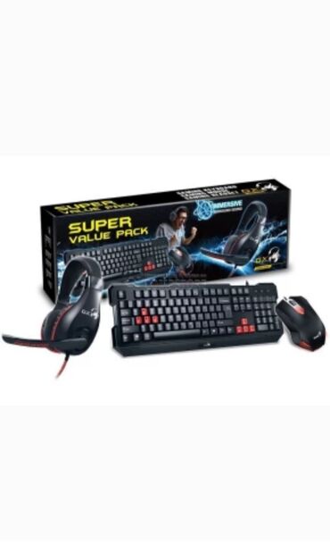 kompüter keysi: Super Value Pack 
GAMING Keyboard 
GAMING Mouse 
GAMING headset