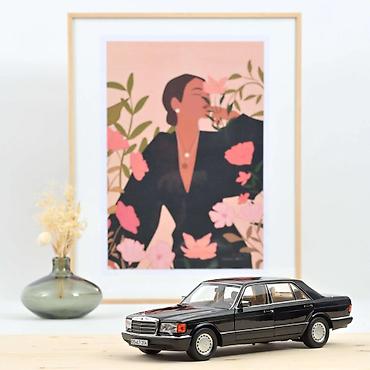 Sport i hobi: Mercedes-Benz 560 SEL 1989 – Crna Metalik – Norev 🚗🖤 Norev — 1
