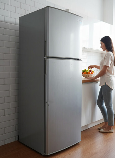 Soyuducular: 2 qapılı Samsung Soyuducu Satılır, rəng - Gümüşü, Təkərli — 2