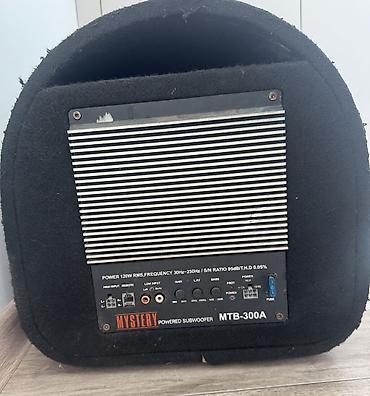 gps трекер для авто: Продаю активный сабвуфер MYSTERY MTB-300A 🔊 Продам автомобильный — 1