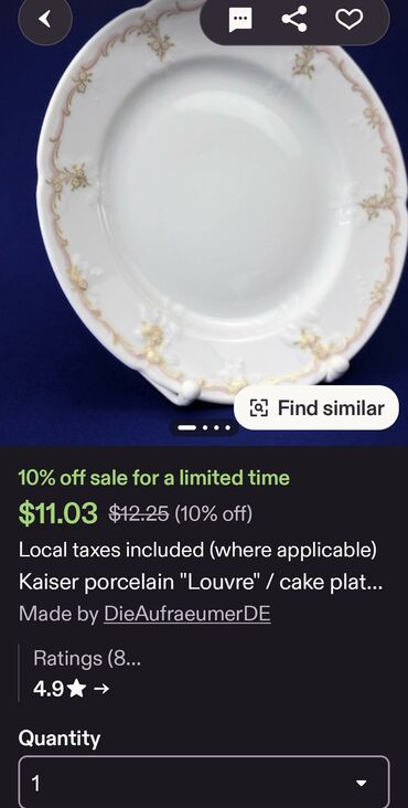 Staro posuđe i escajg: Tanjiri 1968g Koniglich Tettau porcelan Nemacka. Tanjiri na lalafo.rs — 4 Staro posuđe i escajg: Tanjiri 1968g Koniglich Tettau porcelan Nemacka. Tanjiri — 4