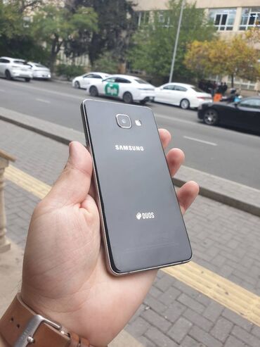samsung a8 plus qiymeti: Samsung Galaxy A5 2016, 32 GB, rəng - Qara, Zəmanət, İki sim kartlı, Sənədlərlə