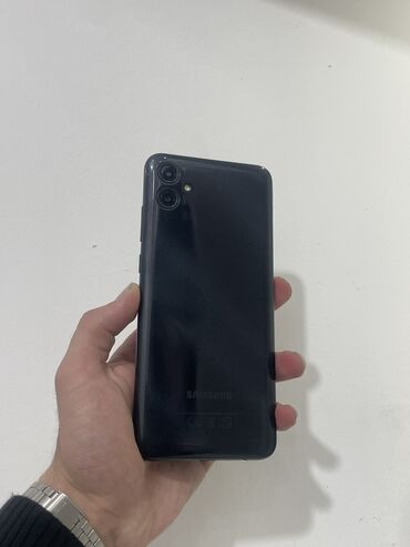 Samsung Galaxy A04, 128 ГБ, цвет - Черный, Кнопочный, Отпечаток пальца, Face ID
