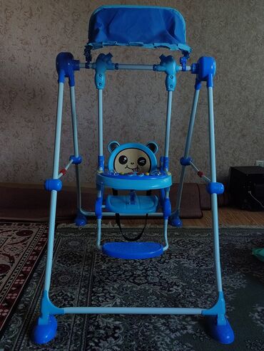хорошие коляски для детей: Коляска, цвет - Голубой, Новый