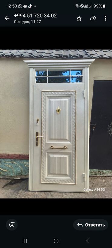 Giriş qapıları: Salam . 450 azn baslayan qiymetlerle seyf qapilar elde ede bilersiz — 5