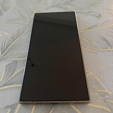 Мобильные телефоны и аксессуары: Samsung Galaxy S24 Ultra, Б/у, 512 ГБ, цвет - Бежевый, 1 SIM, eSIM — 3
